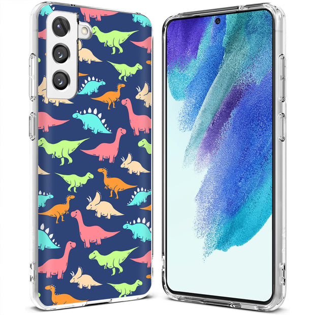 Dinosaur 1 Print Slim Cover For Samsung Galaxy S (S24, S23, S22, S21 / Plus, FE, Ultra), Print in USA