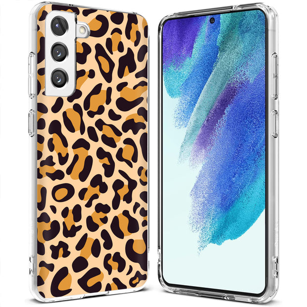 Leopard 2 Print Slim Cover For Samsung Galaxy S (S24, S23, S22, S21 / Plus, FE, Ultra), Print in USA