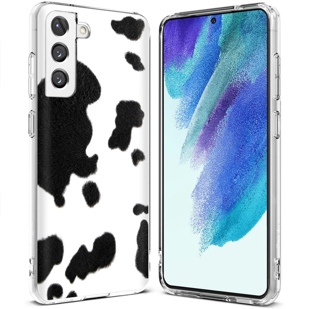 Cow Fur 3 Print Slim Cover For Samsung Galaxy S (S24, S23, S22, S21 / Plus, FE, Ultra), Print in USA