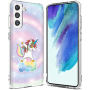 Unicorn Dabbing Print Slim Cover For Samsung Galaxy S (S24, S23, S22, S21 / Plus, FE, Ultra), Print in USA