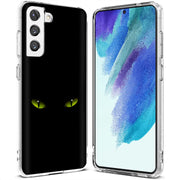 Cat Eyes Print Slim Cover For Samsung Galaxy S (S24, S23, S22, S21 / Plus, FE, Ultra), Print in USA