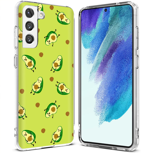 Avocado 2 Print Slim Cover For Samsung Galaxy S (S24, S23, S22, S21 / Plus, FE, Ultra), Print in USA