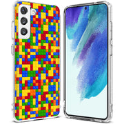 Building Block Print Slim Cover For Samsung Galaxy S (S24, S23, S22, S21 / Plus, FE, Ultra), Print in USA