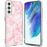 Glossy Marble Print Slim Cover For Samsung Galaxy S (S24, S23, S22, S21 / Plus, FE, Ultra), Print in USA