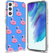 Cute Flamingo Print Slim Cover For Samsung Galaxy S (S24, S23, S22, S21 / Plus, FE, Ultra), Print in USA