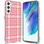 Plaid Pattern 4 Print Slim Cover For Samsung Galaxy S (S24, S23, S22, S21 / Plus, FE, Ultra), Print in USA