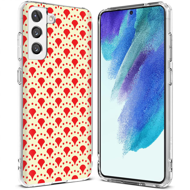 Floral 07 Print Slim Cover For Samsung Galaxy S (S24, S23, S22, S21 / Plus, FE, Ultra), Print in USA