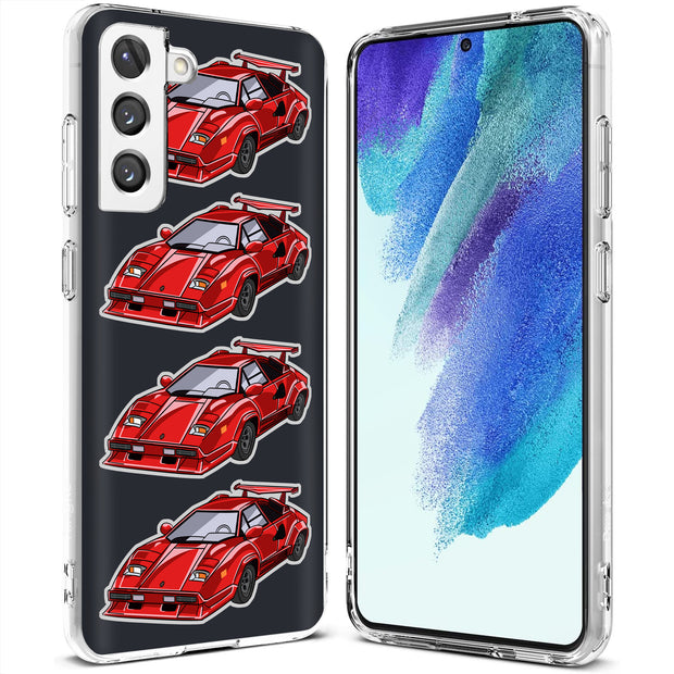 Lambo Countach Print Slim Cover For Samsung Galaxy S (S24, S23, S22, S21 / Plus, FE, Ultra), Print in USA