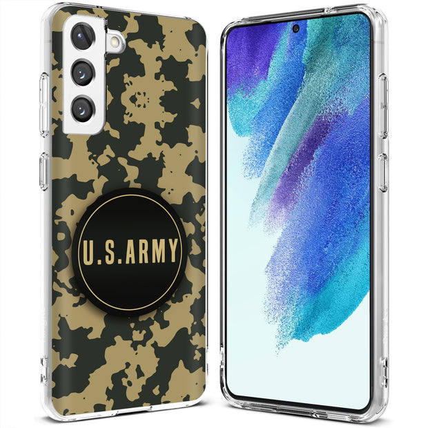 US Army 1 Print Slim Cover For Samsung Galaxy S (S24, S23, S22, S21 / Plus, FE, Ultra), Print in USA