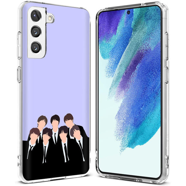 BTS KPOP 11 Print Slim Cover For Samsung Galaxy S (S24, S23, S22, S21 / Plus, FE, Ultra), Print in USA