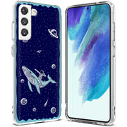 Space Whale 5 Print Slim Cover For Samsung Galaxy S (S24, S23, S22, S21 / Plus, FE, Ultra), Print in USA