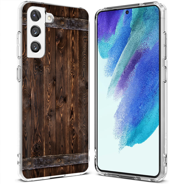 Wood 6 Print Slim Cover For Samsung Galaxy S (S24, S23, S22, S21 / Plus, FE, Ultra), Print in USA