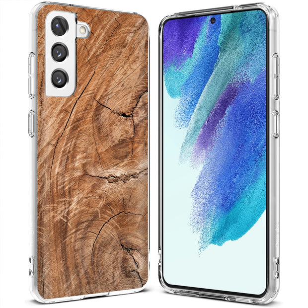 Wood 18 Print Slim Cover For Samsung Galaxy S (S24, S23, S22, S21 / Plus, FE, Ultra), Print in USA