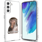 Meme Monkey 4 Print Slim Cover For Samsung Galaxy S (S24, S23, S22, S21 / Plus, FE, Ultra), Print in USA