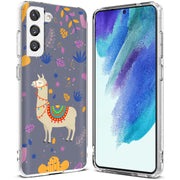 Cacti Llama Print Slim Cover For Samsung Galaxy S (S24, S23, S22, S21 / Plus, FE, Ultra), Print in USA
