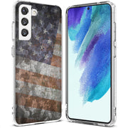 American Flag 2 Print Slim Cover For Samsung Galaxy S (S24, S23, S22, S21 / Plus, FE, Ultra), Print in USA