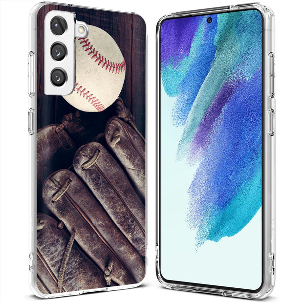 Baseball 5 Print Slim Cover For Samsung Galaxy S (S24, S23, S22, S21 / Plus, FE, Ultra), Print in USA