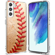 Baseball 2 Print Slim Cover For Samsung Galaxy S (S24, S23, S22, S21 / Plus, FE, Ultra), Print in USA