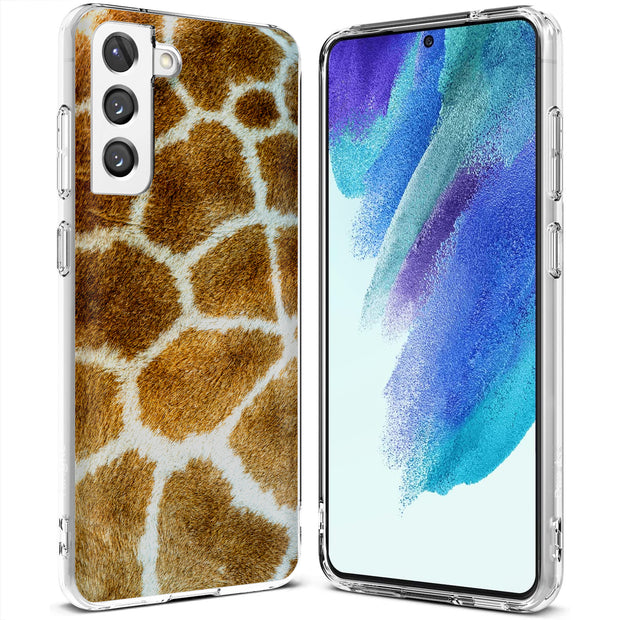 Giraffe Fur 1 Print Slim Cover For Samsung Galaxy S (S24, S23, S22, S21 / Plus, FE, Ultra), Print in USA