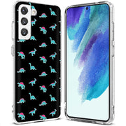 Dinosaurs Shape Print Slim Cover For Samsung Galaxy S (S24, S23, S22, S21 / Plus, FE, Ultra), Print in USA