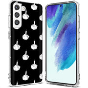 Edgy Finger Print Slim Cover For Samsung Galaxy S (S24, S23, S22, S21 / Plus, FE, Ultra), Print in USA