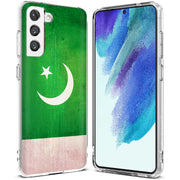 Pakistan Flag Print Slim Cover For Samsung Galaxy S (S24, S23, S22, S21 / Plus, FE, Ultra), Print in USA