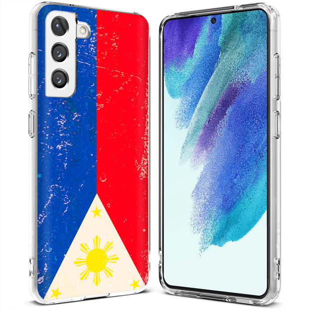 Philippines 2 Print Slim Cover For Samsung Galaxy S (S24, S23, S22, S21 / Plus, FE, Ultra), Print in USA