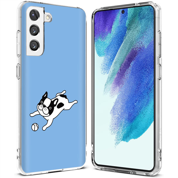 Bulldog 1 Print Slim Cover For Samsung Galaxy S (S24, S23, S22, S21 / Plus, FE, Ultra), Print in USA