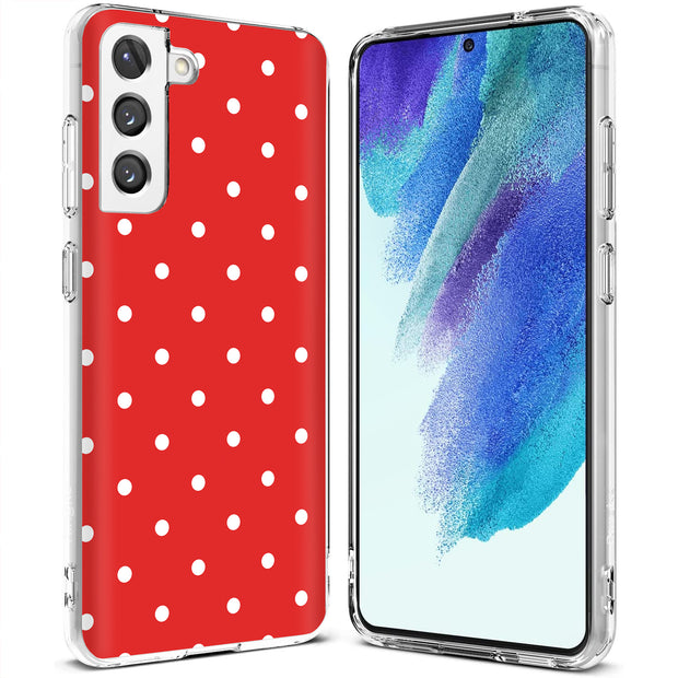 Polka Dot 1 Print Slim Cover For Samsung Galaxy S (S24, S23, S22, S21 / Plus, FE, Ultra), Print in USA