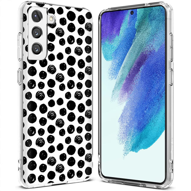 Polka Dot 8 Print Slim Cover For Samsung Galaxy S (S24, S23, S22, S21 / Plus, FE, Ultra), Print in USA