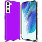 Purple Print Slim Cover For Samsung Galaxy S (S24, S23, S22, S21 / Plus, FE, Ultra), Print in USA