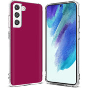 Red Violet Print Slim Cover For Samsung Galaxy S (S24, S23, S22, S21 / Plus, FE, Ultra), Print in USA