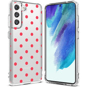 Dots Clear Print Slim Cover For Samsung Galaxy S (S24, S23, S22, S21 / Plus, FE, Ultra), Print in USA