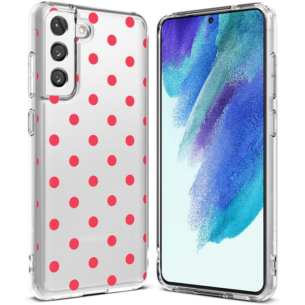 Dots Clear Print Slim Cover For Samsung Galaxy S (S24, S23, S22, S21 / Plus, FE, Ultra), Print in USA