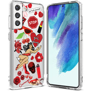 Fashion Collage Print Slim Cover For Samsung Galaxy S (S24, S23, S22, S21 / Plus, FE, Ultra), Print in USA