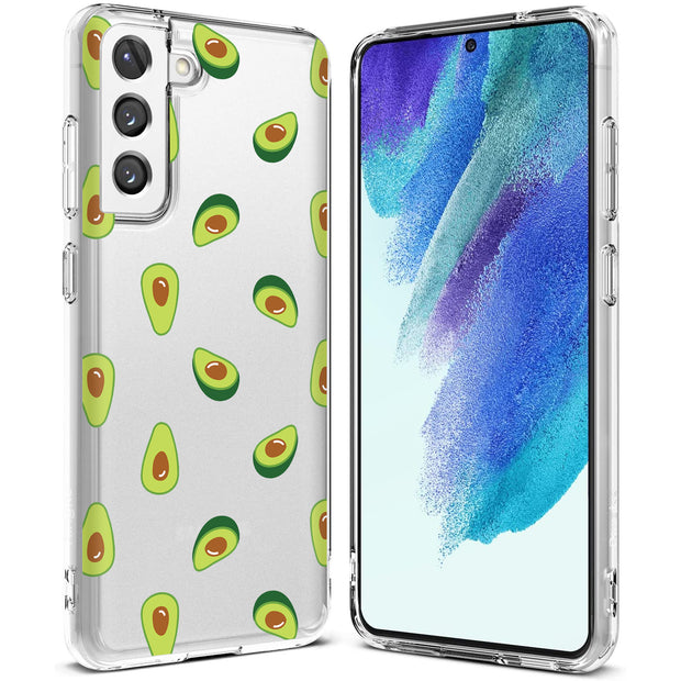 Funny Avocado 8 Print Slim Cover For Samsung Galaxy S (S24, S23, S22, S21 / Plus, FE, Ultra), Print in USA