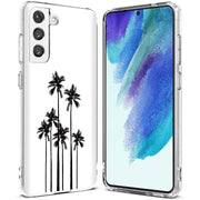 Palm Trees Print Slim Cover For Samsung Galaxy S (S24, S23, S22, S21 / Plus, FE, Ultra), Print in USA