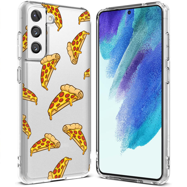 Yummy Pizza Print Slim Cover For Samsung Galaxy S (S24, S23, S22, S21 / Plus, FE, Ultra), Print in USA