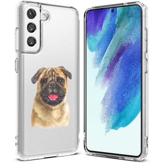 Dog Painting j Print Slim Cover For Samsung Galaxy S (S24, S23, S22, S21 / Plus, FE, Ultra), Print in USA