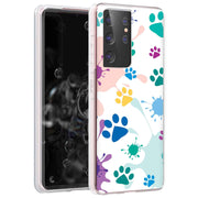 Paw Color 2 Print Slim Cover For Samsung Galaxy S (S24, S23, S22, S21 / Plus, FE, Ultra), Print in USA