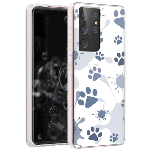 Paw Color 3 Print Slim Cover For Samsung Galaxy S (S24, S23, S22, S21 / Plus, FE, Ultra), Print in USA