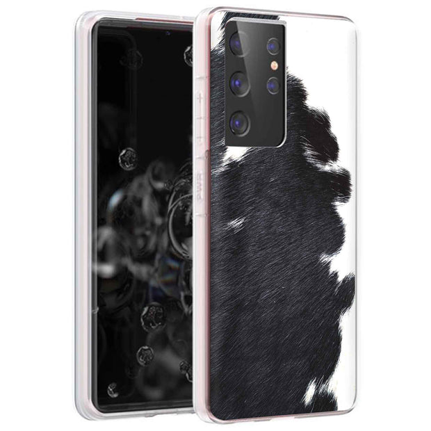 Cow Fur 2 Print Slim Cover For Samsung Galaxy S (S24, S23, S22, S21 / Plus, FE, Ultra), Print in USA