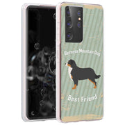 Bernese Dog Print Slim Cover For Samsung Galaxy S (S24, S23, S22, S21 / Plus, FE, Ultra), Print in USA