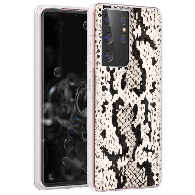 Snake Pattern Print Slim Cover For Samsung Galaxy S (S24, S23, S22, S21 / Plus, FE, Ultra), Print in USA