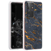 Gold Marble Print Slim Cover For Samsung Galaxy S (S24, S23, S22, S21 / Plus, FE, Ultra), Print in USA