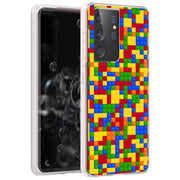 Building Block Print Slim Cover For Samsung Galaxy S (S24, S23, S22, S21 / Plus, FE, Ultra), Print in USA