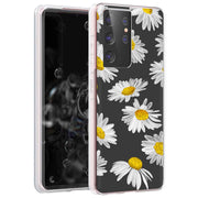 Daisy Floral Print Slim Cover For Samsung Galaxy S (S24, S23, S22, S21 / Plus, FE, Ultra), Print in USA