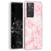 Glossy Marble Print Slim Cover For Samsung Galaxy S (S24, S23, S22, S21 / Plus, FE, Ultra), Print in USA