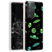 Space Alien Print Slim Cover For Samsung Galaxy S (S24, S23, S22, S21 / Plus, FE, Ultra), Print in USA