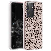 Polka Dots Brn Print Slim Cover For Samsung Galaxy S (S24, S23, S22, S21 / Plus, FE, Ultra), Print in USA